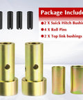 Category 1 Quick Hitch Adapter Kit Beefy With 3 Point Tractor Bushings Easy Mount Conversion For Attachments Kit Components