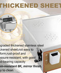 Electric Dim Sum Steamer Machine With Dry Boil Alarm Four Hole Design, showing stainless steel construction and digital display