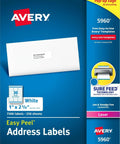 Super Smooth Mailing White Address Labels With Sure Feed Tech Easy Peel Bulk Shipping Stickers For Home Office And Small Biz Laser Inkjet compatible pack.