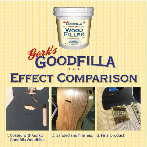Red Oak Wood Filler 8 Oz For Stainable Tintable And Sandable Finishes Zero Waste Non Toxic Formula USA Made effect comparison