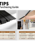 Pro Grade Closed Cell Foam Tape Strips 1 4 By 1 4 Inch Full 30 Foot Spread Weather Resistant Neoprene Gasket purchasing guide image.