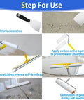 Self Leveling Concrete Tools Spiked Roller With 63in Telescopic Pole For Epoxy Resin And Concrete Floors, Boost Job Speed And Precision, Slash Labor Time In Half With A Pro Grade Kit step-by-step use guide