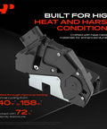 Image of a front right passenger door lock actuator for Ford Edge 2015 2016, Escape 2013 2017, Fiesta 2011 2016, Focus 2012 2017, Fusion