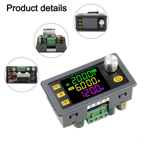 120W Adjustable DC Regulator For DIY Electronics And CNC Projects, Step Up And Down Converter with LCD Display, Model XY-SK120