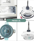 Variable Frequency DC Brushless External Air Conditioner Fan Motor with Smart Speed Control model FW30J-ZL.
