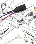 Micro Switch Kit For Gas Golf Cart DS 1999 To Present Replacement Includes Three Wire 3 Prong And Two Prong Micro Switches 101979101 1014807 1014808 Plug And Play Easy Install Fits Most DS Models