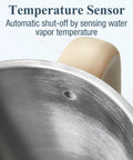 Close-up of the temperature sensor inside Big 1.7L Electric Kettle For Tea And Coffee Lovers, 1200W Fast Boil With Auto Shut Off.