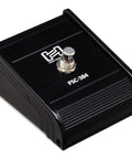 Guitar Style Footswitch With Single Latching Action For Effects Pedals, Durable Construction For Live Performances, Hands Free On Off Control, Rugged, Easy To Use Stomper For Guitarists And Musicians, black aluminum.