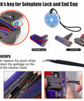 Versatile Screwdriver Set For V6 Through V15 Vacuum Cleaners Easy Disassembly And Maintenance Kit with soleplate lock tool and tweezers.