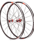 700C Road Bike Wheelset With 30mm Aluminum Rim Carbon Fiber Tube Hub Sealed Bearings Quick Release V Brakes