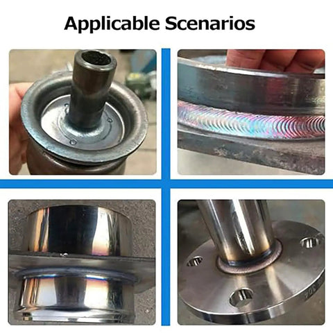 Heavy Duty 10Kg Welding Positioner Turntable With 65mm Chuck Rotating 0 To 90 Degree Table for welding pipe caps and flange rings.