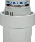 Redi-Vent Air Admittance Valve With PVC Adapter, White, Fits 1-1/2 To 2 Inch Pipes, Great For A Single Fixture Or Bank Of Drains Up To 20 DFUs