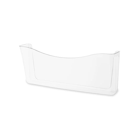Unbreakable Single Pocket Wall File For Legal Size Docs Clear Mounts With Adhesive Tape And Screws Heavy Duty Wall Organizer