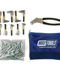 All In One Cleco Fasteners Kit With 50 3/32 Clecos Cleco Pliers 5 Side Grip Clamps 3/4x1 Carry Bag For Auto Body Repair
