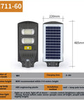 Rock Solid Solar Flood Lights Outdoor, Storm Proof Led Yard Lamp With Motion Sensor And Dusk To Dawn Switch setup with remote control and solar panel.