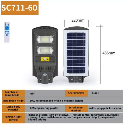 Kick Back With Top Tier Solar Floodlight Featuring Radar Motion Sensor And Handy Remote Control Dusk To Dawn Light Control, 80W size.