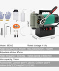 Game Changing Magnetic Drill Press With 1450W Copper Motor And Smooth 0 To 650 RPM Adjustable Speed, complete with accessories.