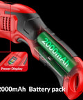 Cordless Electric Scissors For Fabric, Cardboard, And Plastic Cutting Tool with 2000mAh battery and power display