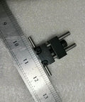 Durable Steel Milling Vise Stop Kit for CNC Mills Quick Clamp Work Stop and Clamping Jaw Set with ruler measurement