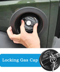 Locking Gas Cap For Dodge Ram 1500 2500 3500 And More Heavy Duty Locking Fuel Cap installed on vehicle