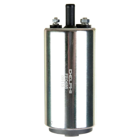 FE0486 Electric Fuel Pump Replacement For Cars And Trucks, OE Grade Reliability, extreme temperature range, silver cylindrical design