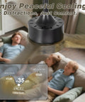 Ceiling fan in motion above family, highlighting 52 Inch Wood Ceiling Fan With Lights And Remote 120V DC Motor Quiet Indoor Outdoor