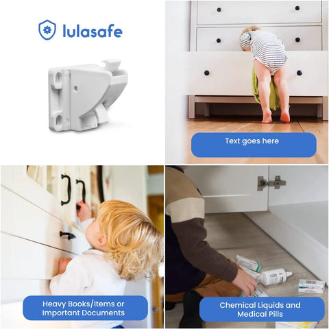 Various uses of Magnetic Cabinet Locks 10 Pack For Baby Proofing Cabinets And Drawers With Adhesive Mounting No Drilling