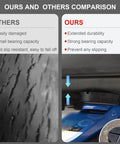 Comparison of Universal Floor Jack Pad And Cross Beam Adapter For Pinch Weld Protection, 3 Ton Capacity, showing durability and fit.