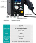 Beast High Power Digital Display Heat Gun Rework Station with auto cooling and ESD safe features, model QUICK 2008.