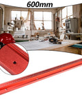 45 Type T Slot Miter Track For Router Tables And Saws with 600mm length shown in woodworking shop