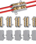 10 Pack 10 AWG Wire Connector Kit 17-10 Gauge Solderless Quick Splice Terminals Up To 60A 400V DIY Friendly Electrical Wiring