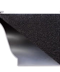 Cross-section of K-Style Foam Gutter Guard 6-Inch Uncoated Filter For Leaves And Debris showing foam texture and gutter fit.
