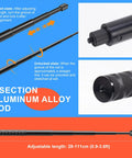 5-section aluminum rod with adjustable lock, part of 70in1 Action Camera Accessories Kit For GoPro And Most Cameras Including Hero Series
