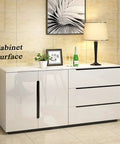 Glossy Glitter White Peel And Stick Contact Paper For Countertops Cabinets Backsplash And Tables Waterproof Vinyl Roll Easy To Clean 15.8 In By 118.1 In 12.89 Sq Ft Per Roll