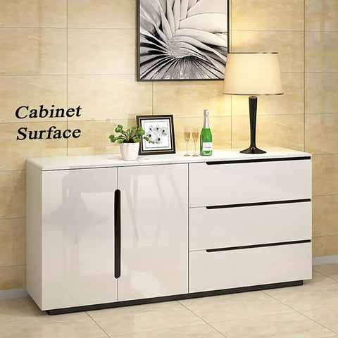 Glossy Glitter White Peel And Stick Contact Paper For Countertops Cabinets Backsplash And Tables Waterproof Vinyl Roll Easy To Clean 15.8 In By 118.1 In 12.89 Sq Ft Per Roll
