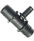 Street Tested 7/8 Inch X 7/8 Inch X 7/16 Inch Radiator Coolant Hose 3 Way Tee Connector with barbs for fluid routing.