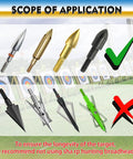 Image showing compatible arrows for Backyard Archery Target Set for Compound and Recurve Bows, with straw backstop indication.