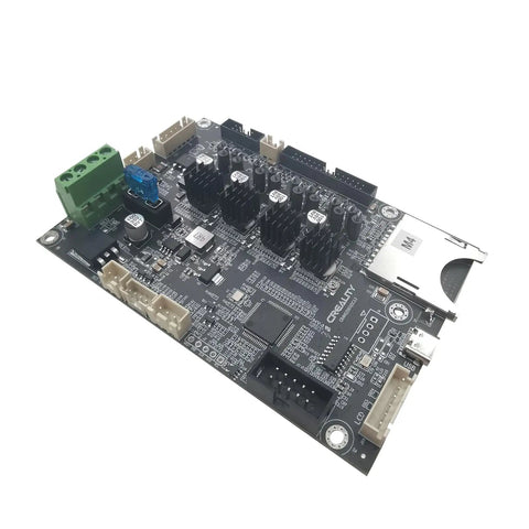 Badass Upgrade 32Bit Ender 3 V3 SE Mainboard Motherboard With MS35774 Stepper Driver, side view showing components.