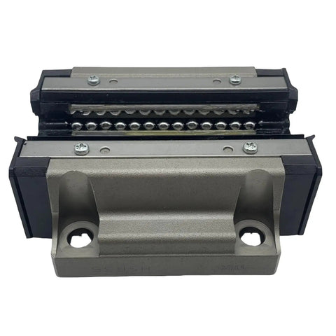 Pro Grade HSR35B Linear Guide Rail Carriage For 3D Printers And CNC Machines, GK Block Slider With Smooth Motion, High Precision Ball Bearing, Durable Heavy Duty Build, Replacement For HSR 35B Series, black metal rail carriage