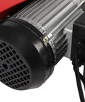 551 Lb Mini Electric Hoist With Emergency Stop Switch, 510 Watt Motor And Wired Control, close-up of pure copper motor.