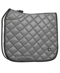 Dressage Saddle Pad For Horses High Performance Leather With Superior Shock Absorption Waterproof Wear Resistant And Easy To Clean Gray Color