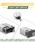 High Temp Limit Switch 190F RV Furnace Replacement Parts 2 Pack Fits Atwood Hydro Flame Dometic Units image