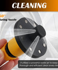 Magnetic Chassis Flusher Kit With 360 Degree Rotating Spray Nozzle And Quick Connect Undercarriage Cleaner in use