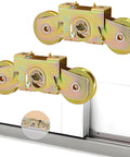 Patio Sliding Door Rollers Replacement Assembly for Gliding Patio Doors One and a Quarter Inch Tandem Steel Ball Bearing Wheels Part 1997061 2 Pack Fits 200 Series Narroline Perma Shield and 400 Series Frenchwood