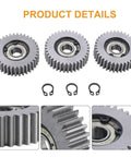 Low Noise Wear Resistant Planetary Gear Set For Electric Bicycle Motors With Nylon And Stainless Steel Teeth 36 Teeth