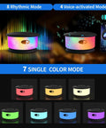 Two Pack Rechargeable Camping String Lights 32.8ft With 19 Lighting Modes 2 In 1 Tent String Lights in various color modes