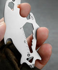 Must-Have Compact Keychain Tool Set For Everyday Carry, 5-In-1 Pocket Utility Kit, 8 cm Ultra Slim Stainless Steel Multi Tool