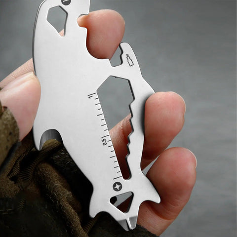 Must-Have Compact Keychain Tool Set For Everyday Carry, 5-In-1 Pocket Utility Kit, 8 cm Ultra Slim Stainless Steel Multi Tool