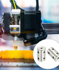 3D printer with Rugged Shaft Coupler Connector 22mm Long 20mm Outer Diameter 12mm To 12mm Bore Stainless Steel Joint, silver, 2 pack