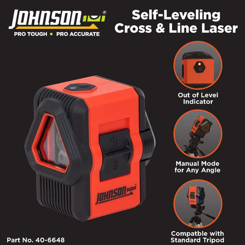 Self-Leveling Cross And Line Laser Tool For Indoor And Outdoor Projects Pro Grade Accuracy Red Laser Delivers Precise Horizontal And Vertical Plumb Lines For Quick Alignment Surveying And Finishing Work